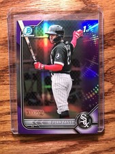 2022 Bowman ELIJAH TATIS #BCP-23 Purple Refractor /250 1st RC White Sox Prospect