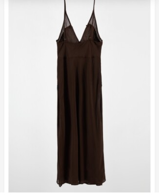 mesh and lace dress Laced In Love Maxi Dress L Dusty Olive by Lane 201 main image 1