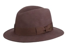 INDIANA JONES SALE * MENS WOOL FEDORA HAT * L * NEW DISNEY CRUSHABLE ALL WEATHER