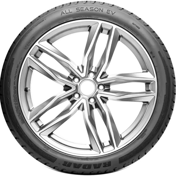 (QTY 4) 255/45R19 Radar All Season EV 104W XL Black Wall Tires | eBay