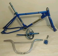 Vintage Old School 1983 Zephyr BMX Frame Package Bars SR MS-422 Stem Akisu Fork