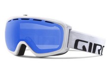 Giro BASIS Goggles White Wordmark Frame Gray Cobalt Spherical Lens NEW