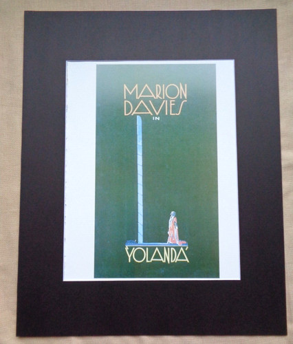 Marion Davies Yolanda Movie Poster Girlfriend of William Randolph Hearst Actress