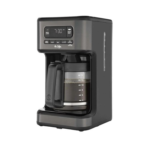 Mr. Coffee 12-Cup Replacement Glass Coffee Carafe with Black Handle & Lid |  eBay