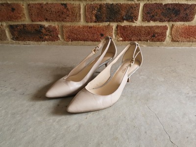 nine west beige heels