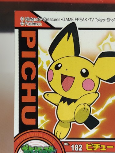 Pichu Pokemon Xy Sticker Seal Bandai Nintendo 14 Japanese 9 Ebay