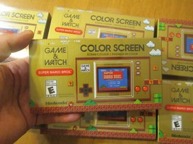 Nintendo Game & Watch Super Mario Bros Console Handheld Color Screen AUTHENTIC