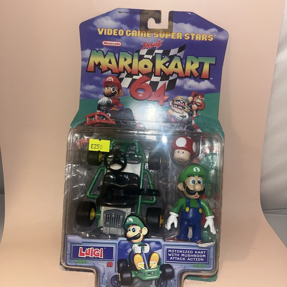 Toy Biz Nintendo 64 Mario Kart Figure Go Kart Luigi RARE | eBay Toy Biz Nintendo 64 Mario Kart Figure Go Kart Luigi RARE | eBay