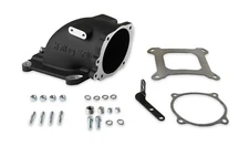 Holley EFI 5.12" 4150 Black Finish Throttle Body Intake Elbow 300-240FBK