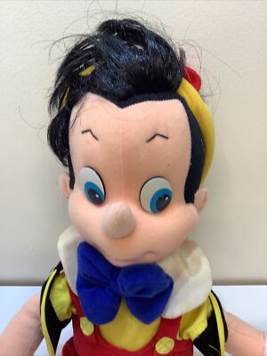 Disney Pinocchio Plush Soft Toy Large 18 Inch Rare Collectable