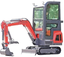 EPA TYPHON Terror ONE Mini Excavator 1.1 Ton Digger 13.5hp Gas Tracked Crawler