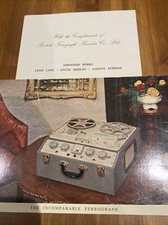 Ferrograph Tape Recorder Card Flyer - KP497