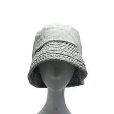 Unisex Blue Washed Denim Bucket Hat Sz 60cm