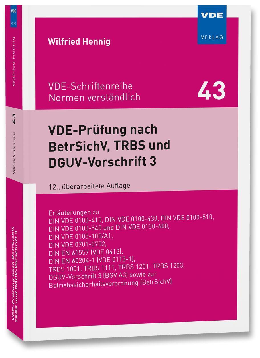 Thumbnail - Wilfried Hennig Vde-prüfung Nach Betrsichv, Trbs Und Dguv-vorschrift 3