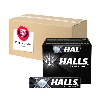 Halls EXTRA STRONG Zucker - Bonbons 20 x 33,5 g