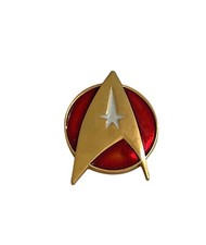 Star Trek The Motion Picture Engineering Czerwone logo Emaliowane wykończenie Metalowa szpilka