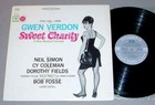 SWEET CHARITY - ORIGINAL CAST LP Gwen Verdon