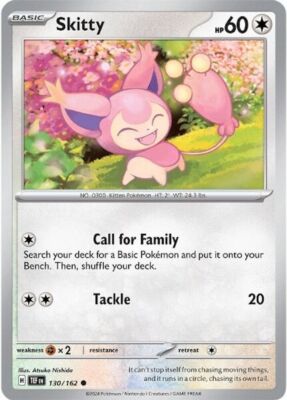 Pokemon Skitty (130/224) Temporal Forces NM