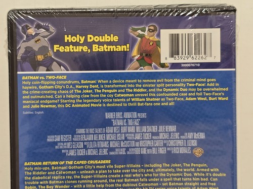Batman Double Feature DVD vs. Two-Face Return of Caped Crusaders Animated - Picture 4 of 10