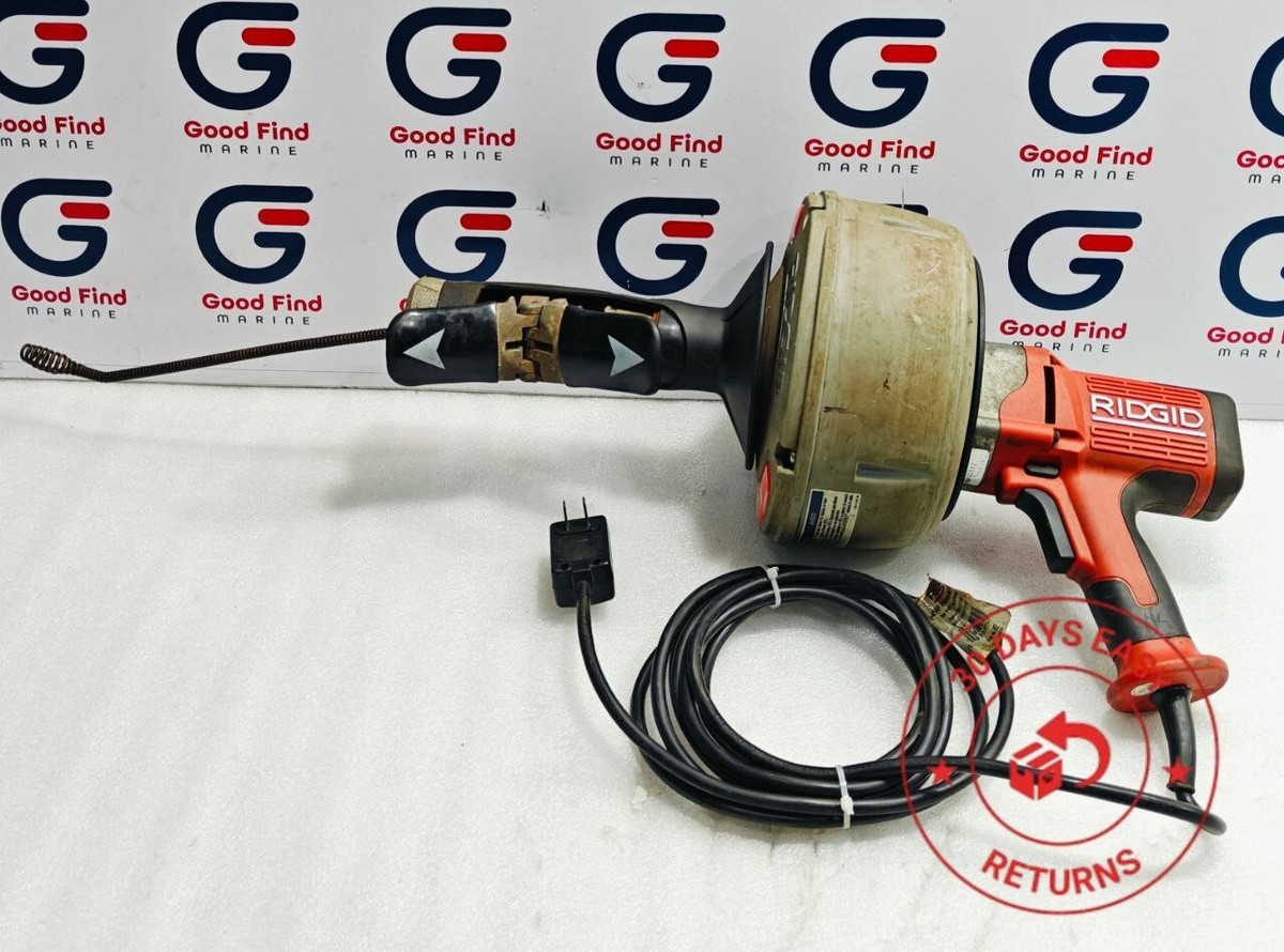 K-45 Drain Snake Ridgid K-45 Sink Machine With Auto-Feed - 25ft Drain ...