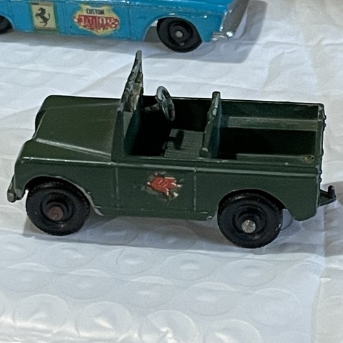 4 Vintage Lesney Matchbox Cars Land Rover Pickford Benz 220 Se 42 Studebaker Lot - Picture 4 of 21