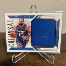 2018-19 Panini National Treasures Evan Fournier Colossal Materials #/99 HS
