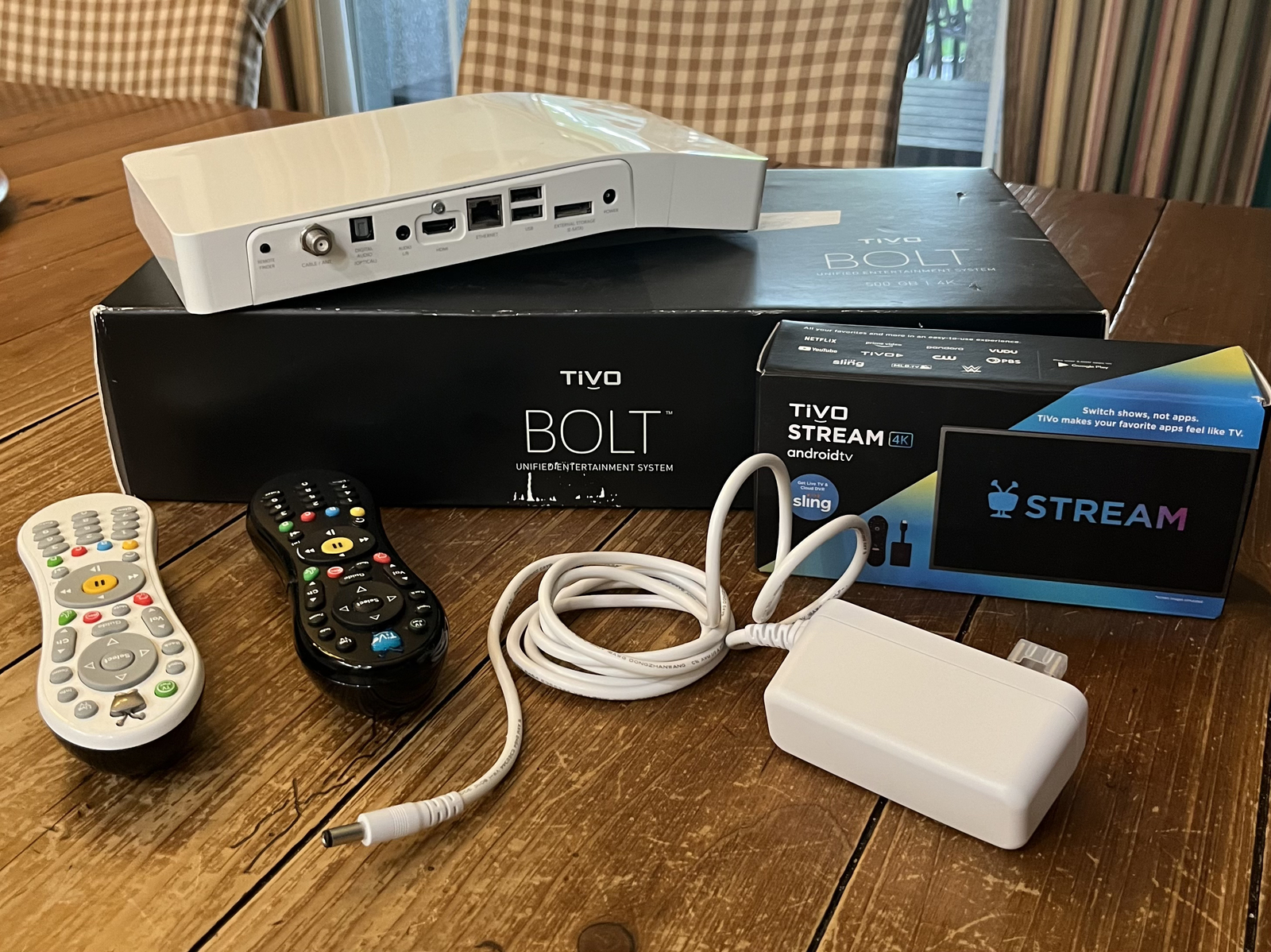 Tivo Bolt 500GB/4K Product Lifetime Service includes Two Remotes and