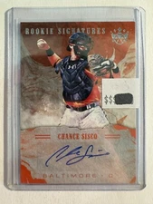 K222,452 - 2018 Diamond Kings DK Rookie Signatures #7 Chance Sisco Auto