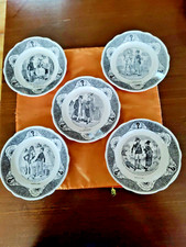 5 assiettes parlantes , Les Devinettes , Sarreguemines France