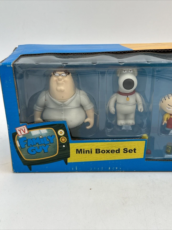 Mini conjunto de figuras de ação Mezco Family Guy na caixa #20200 - Nova caixa danificada - Imagem 2 de 4