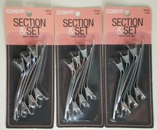 Conair Section  Set Clips 55316Z 6pc Lot of 3 18 Clips 