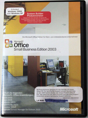 Microsoft Office Small Business 2003 - Windows - Deutsch
