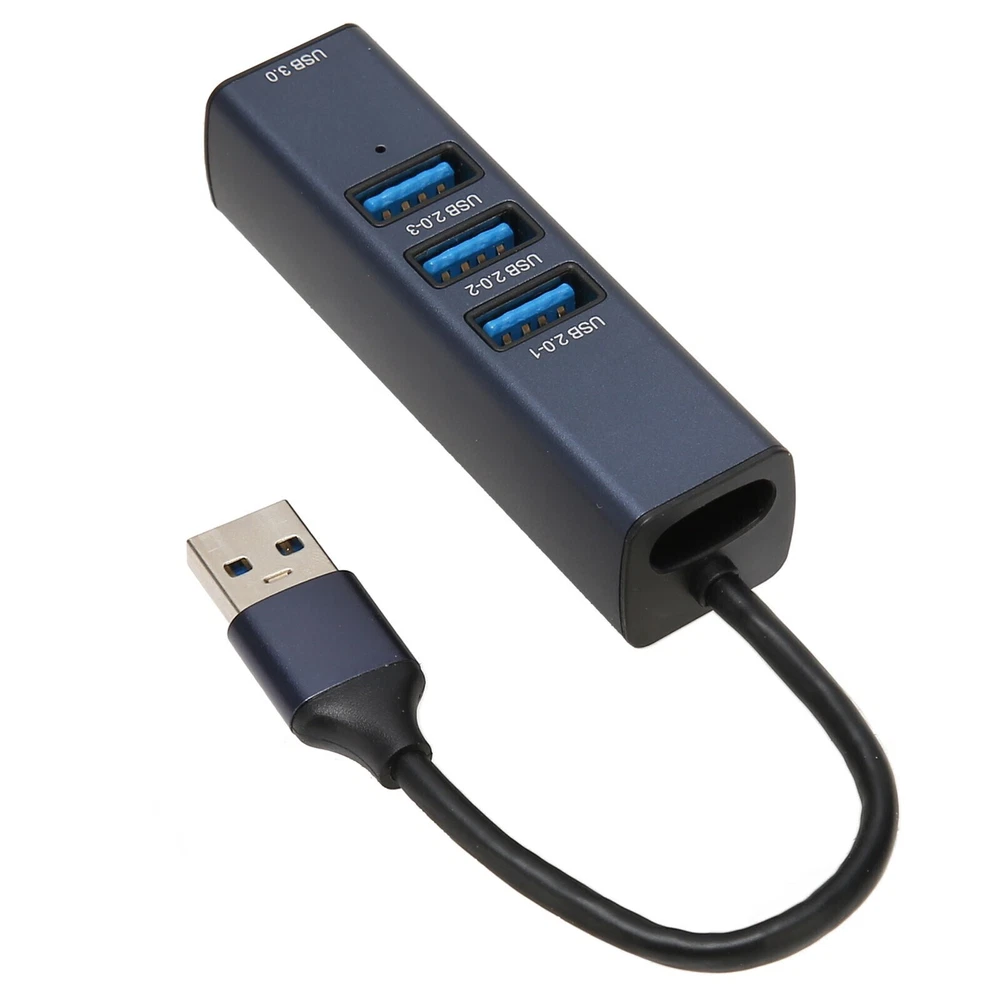 4-Port USB 3.0 Hub with 5Gbps Speed, Hot-Swappable & Storage Slot