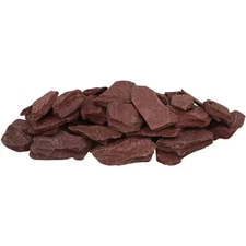 Commodity Red Slate Chips 1 In. 0.40 Cu. Ft. 30 Lbs.