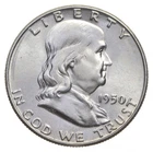 Choice Unc 1950 P Franklin Half Dollar Gem BU From Original Roll *5477