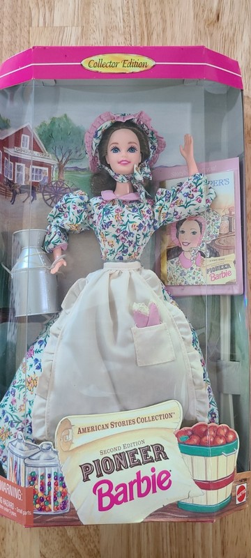 1995 American Stories Collection Second Edition Pioneer Barbie