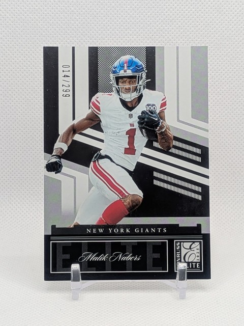 2025 Donruss Elite Football MALIK NABERS #2 NFL New York Giants /299