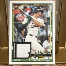Topps 2026 1991 Baseball Relic Tyler Soderstrom Athletics