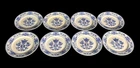 8 Antique Villeroy & Boch Dresden Saxony Bread Side Plate (s) Blue Poppy VIL1
