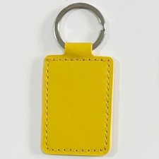 Laser Engrave Name Leather Keychain for Men W...