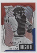 2021 Panini Prizm Old School Red White & Blue Prizm Johnny Bench #OS-8 HOF 2qw