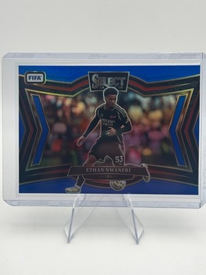 2024-25 Panini Select EPL Soccer Field Level Blue Prizm - Ethan Nwaneri #240
