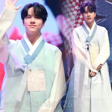 Men's Hanbok Traditional National Costume Robe Korean Groom Ancient Court Outfit