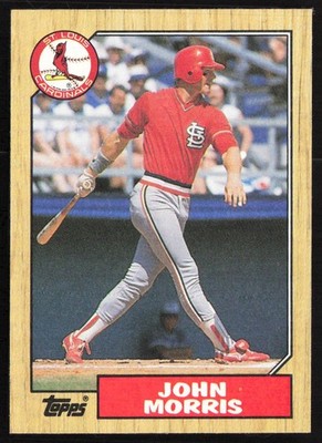 1987 Topps John Morris St. Louis Cardinals #211