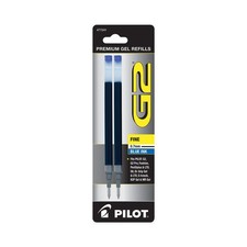 Pilot 77241 Fine Tip Gel Pen Refill - Blue Ink 2/PK New