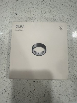 Brand New   Oura Ring 4 Smart Ring 4th Gen. Size 10 BLACK Activity Tracker