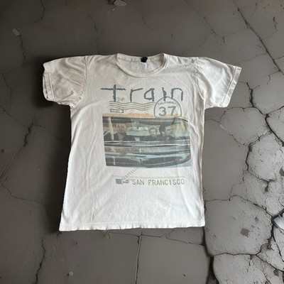 Train  Save Me San Francisco  T-Shirt Men s Size Small White Summer Tour 2012
