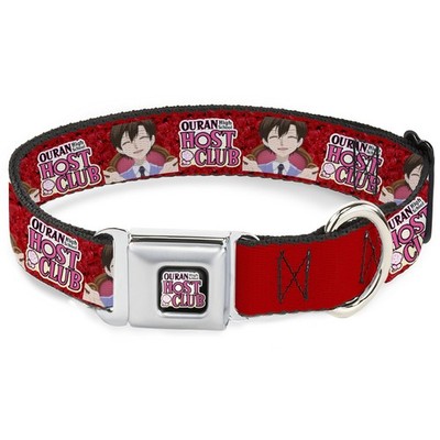 Crunchyroll Pet Collar, Dog Collar Metal Seatbelt Buckle, Ouran Host (US IMPORT)