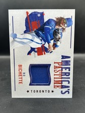 2022 Panini Chronicles #APS-BO Bo Bichette America's Pastime Swatches Red