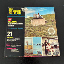 RARE GAF Talking View-Master Reels Six Million Dollar Man 21 Pictures 1974 MPN21